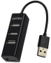 Концентратор USB 2.0 Perfeo (PF_A4525) (PF-HYD-6010H) черный