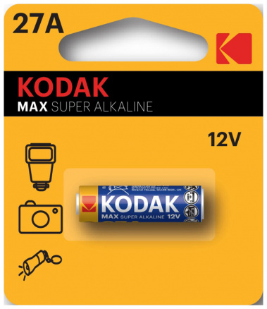 Батарейка Kodak 27A-1BL 1 шт (MN27) - фото в интернет-магазине Арктика