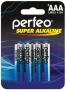 Батарейка Perfeo LR03-4BL Super Alkaline 4 шт