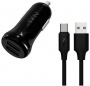 Зарядное устройство авто TFN 2 USB+кабель Type-C 2.4A black (TFN-CC2U24AUSBCBK)*