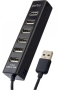Концентратор USB 2.0 Perfeo (PF_C3227) (PF-H035) черный