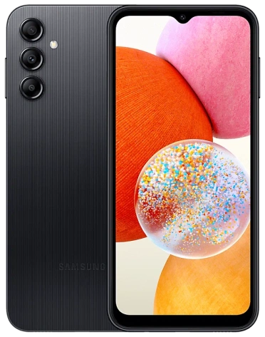 Мобильный телефон Samsung Galaxy A14  64Gb Black SM-A145 - фото в интернет-магазине Арктика