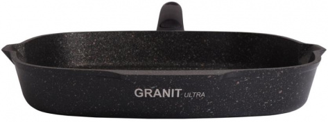 Сковорода-гриль "Granit Ultra" сгкго281а 28 см - Кукмара - фото в интернет-магазине Арктика