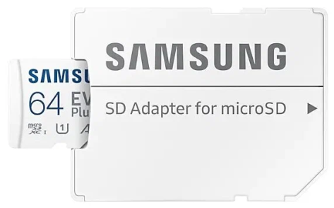 Флеш Samsung 64Gb MicroSDXC EVO Plus + (MB-MC64KA/RU) class 10 + адаптер - фото в интернет-магазине Арктика