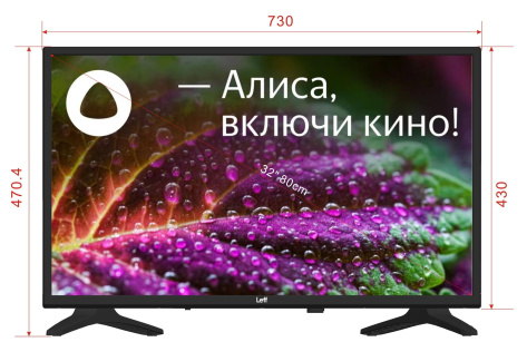 Телевизор LEFF 32F550T Smart TV - фото в интернет-магазине Арктика