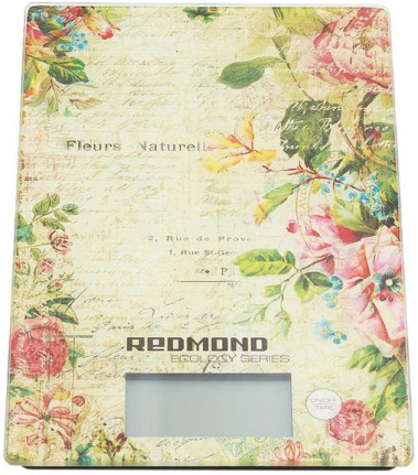 Весы кухонные Redmond RS-736 цветы - фото в интернет-магазине Арктика