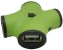 Концентратор USB 2.0 CBR CH-100 (4 порта) (зеленый) - фото в интернет-магазине Арктика