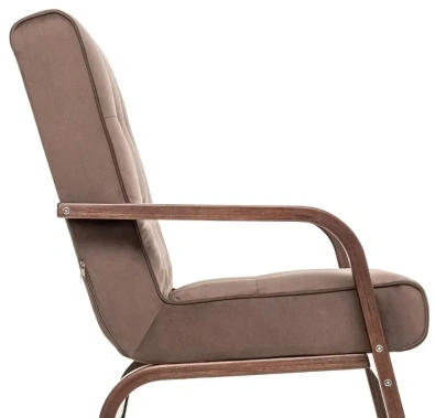Кресло "Модена" (орех текстура/V23) - Импэкс - фото в интернет-магазине Арктика