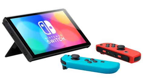 Игровая консоль Nintendo Switch Oled Joy-Con красно-синяя - фото в интернет-магазине Арктика