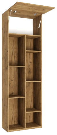 Гостиная "Бруклин" ПМ-422.01 шкаф комбинированный (Дуб крафт табачный) - ВКДП - фото в интернет-магазине Арктика