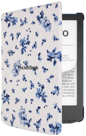 Обложка Pocketbook H-S-634-F-WW Цветы, Shell для 629/634 Verse/Verse Pro - фото в интернет-магазине Арктика