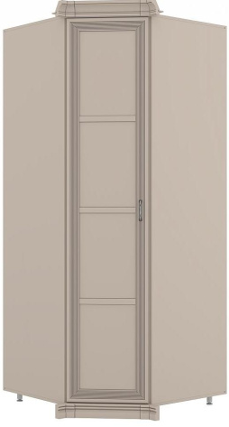 Спальня "Адажио" (АГ-231.01) шкаф угловой (кашемир серый) - Ангстрем - фото в интернет-магазине Арктика