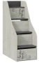 Детская "Оксфорд" ТД-399.11.12 лестница с ящ (матера/дуб крафт белый с рисунком) - Три Я