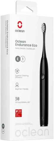 Электрическая зубная щетка Oclean Endurance Eco (Черный) - фото в интернет-магазине Арктика