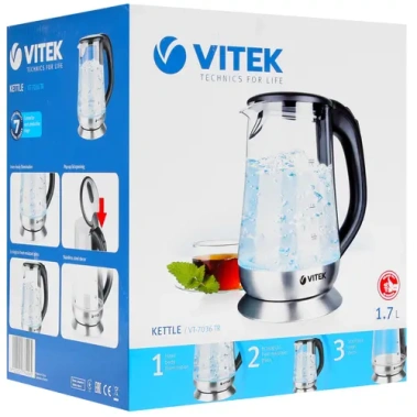 Чайник Vitek VT-7036 - фото в интернет-магазине Арктика