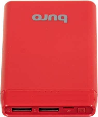 Портативный аккумулятор Buro (BP05B10PRD) 5000mAh (красный) - фото в интернет-магазине Арктика