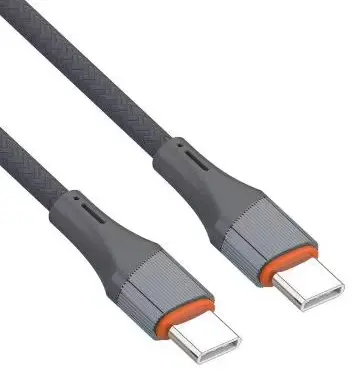 Кабель LDNIO LS631C Type-C-Type-C 1m 65w Gray (LD_B4574) - фото в интернет-магазине Арктика