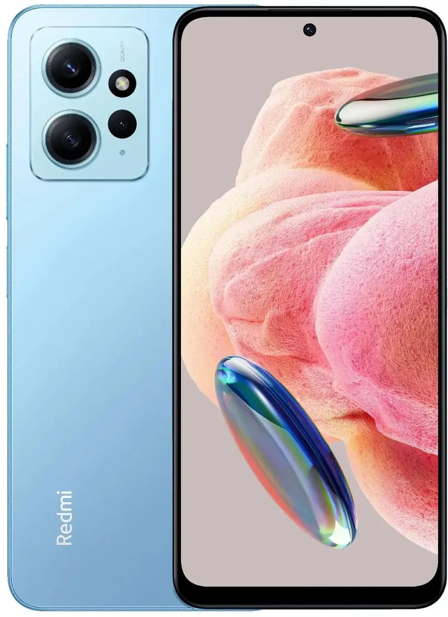 Мобильный телефон Xiaomi Redmi Note 12 8+256Gb Ice Blue - купить по  выгодной цене во Владикавказе