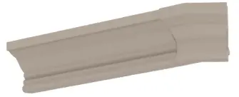 Спальня "Кантри" (КА-014.03) комплект карнизов д/угловой композиции (Кашемир серый) - Ангстрем - фото в интернет-магазине Арктика