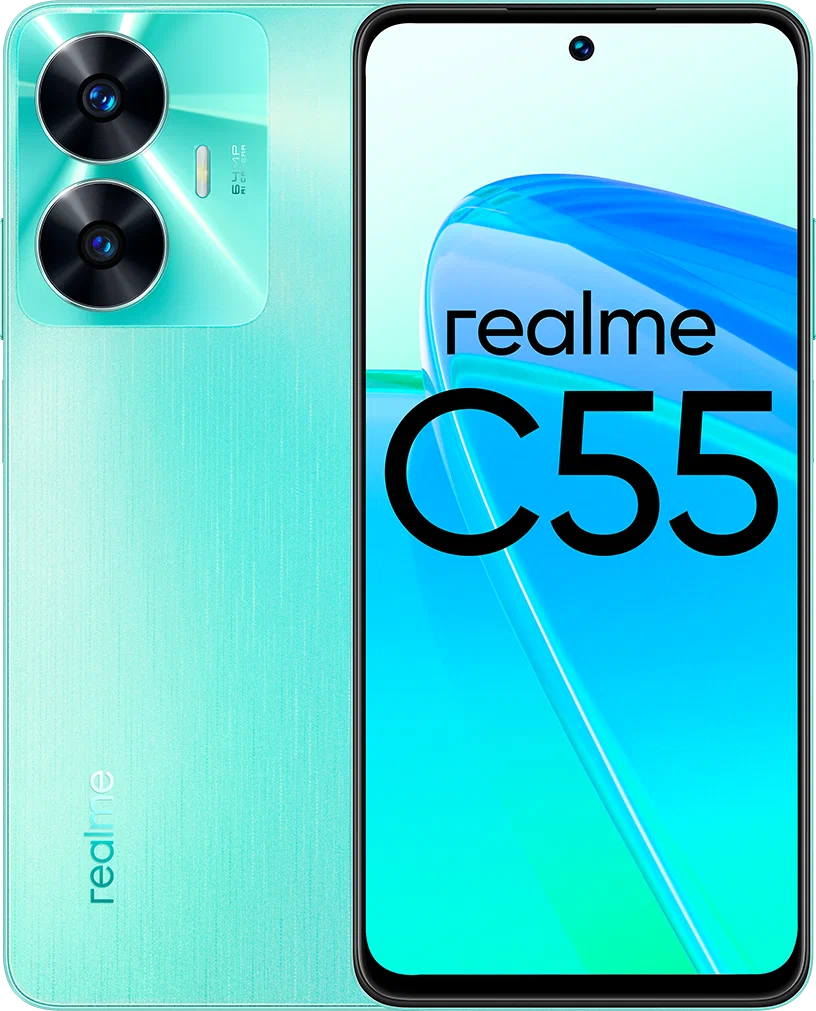 Мобильный телефон Realme C55 8+256Gb Зеленый RMX3710 - купить по выгодной  цене во Владикавказе