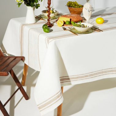 Скатерть Этель  "Rigoroso" 250х140см, лен 100%, 260 гр/м2 10493988 - Сима-ленд - фото в интернет-магазине Арктика