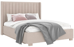 Кровать "Аделия" 811.26 кровать 160*200 с мех (Simpl 29/кашемир серый/ОД05) - Ангстрем - каталог товаров магазина Арктика