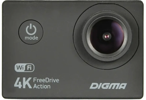 Авторегистратор Digma FreeDrive Action 4K WiFi - фото в интернет-магазине Арктика