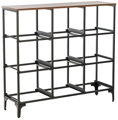 Комод "Лунет" 9 ящиков (черный/мульти зеленый) - Импэкс - фото в интернет-магазине Арктика