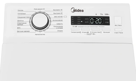 Стиральная машина Midea MFE12W75B/W RU - фото в интернет-магазине Арктика
