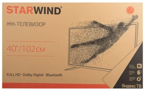 Телевизор Starwind SW-LED40SB304 Smart TV (Яндекс) - фото в интернет-магазине Арктика