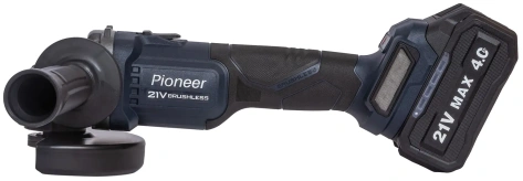 Углошлифовальная машинка аккумуляторная Pioneer AG-E20V-125-01B - фото в интернет-магазине Арктика