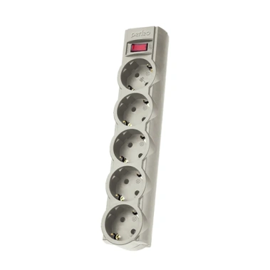 Сетевой фильтр Perfeo 5р PF_A4715 (серый) 1,8 м. (POWERX) - фото в интернет-магазине Арктика