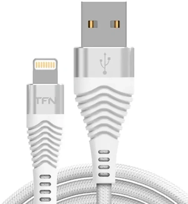 Кабель TFN USB-Lightning 8-pin Forza 1m White (TFN-CFZLIGUSB1MWH)* - фото в интернет-магазине Арктика
