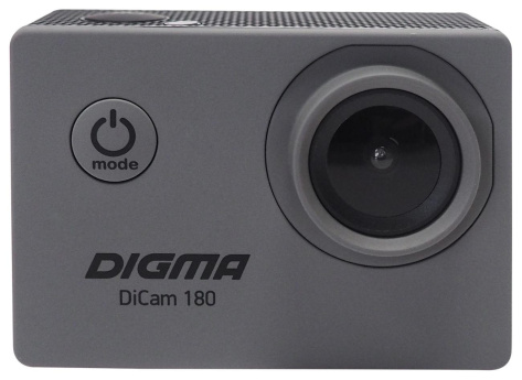 Экшн-камера Digma DiCam 180 Серая DC180 - фото в интернет-магазине Арктика