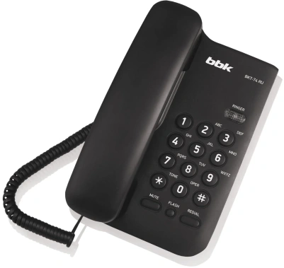 Телефон BBK BKT-74 RU black - фото в интернет-магазине Арктика