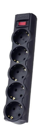 Сетевой фильтр Perfeo 5р PF_A4716 (черный) 3,0 м. (POWERX) - фото в интернет-магазине Арктика