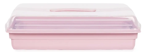 Контейнер прямоугольный большой GRAND CHEF 00415-X51-00 розовый - Безант М - фото в интернет-магазине Арктика