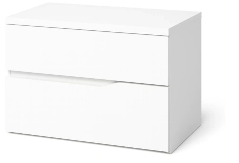 "ПРАГА" Джей тумба правая 500 мм T0405R белый - Евромебель - фото в интернет-магазине Арктика