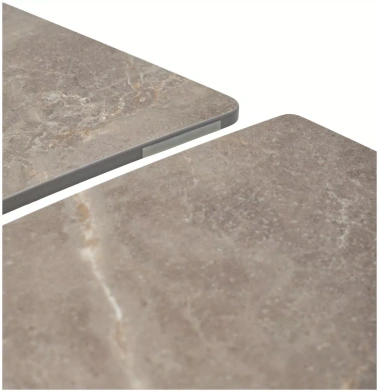 Стол обеденный BALDE 140 (MATT LATTE STONE SOLID CERAMIC/TAUPE) - М-Сити - фото в интернет-магазине Арктика