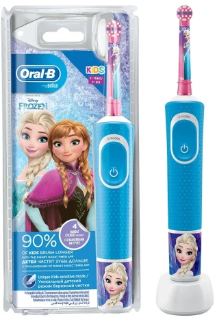 Электрическая зубная щетка Oral-B Vitality D100.413.2K Kids Frozen - фото в интернет-магазине Арктика