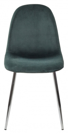 Стул PESCARA (UF910-14 DARK GREEN/CHROME) - М-Сити - фото в интернет-магазине Арктика