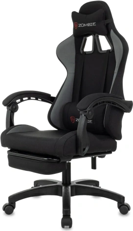 Кресло игровое ZOMBIE SHADOW G черное/серое - фото в интернет-магазине Арктика