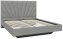 Спальня "Лео" кровать с мягкой обивкой 160*200 (Мокко) - ВКДП - фото в интернет-магазине Арктика