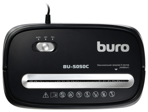 Шредер BURO Home BU-S050C - фото в интернет-магазине Арктика