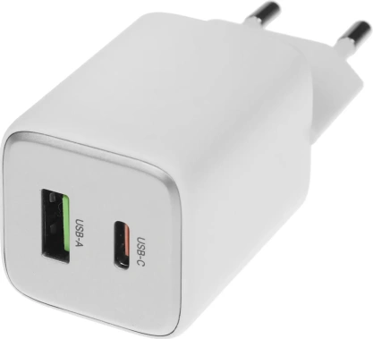 Зарядное устройство сетевое Hoco N41 20W White (PD+QC+AFC) USB/USB Type-C - фото в интернет-магазине Арктика