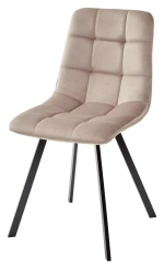 Стул CHILLI SQUARE (BLUVEL-40 / BLACK) - М-Сити - каталог товаров магазина Арктика