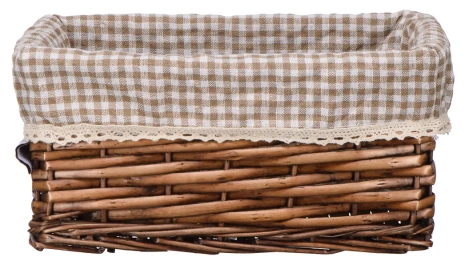 Корзинка "Плетенка" EW-91LM-S  стеллажная (28*19*13) - Магамакс - фото в интернет-магазине Арктика