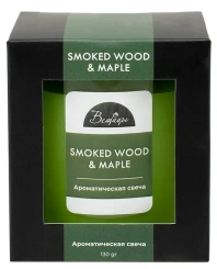 Ароматическая свеча SMOKED WOOD & MAPLE в стекле YJC-25 - Магамакс - каталог товаров магазина Арктика