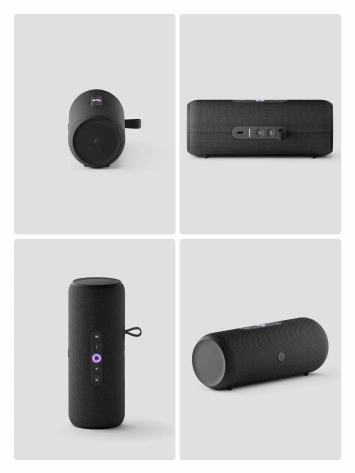 Умная колонка Яндекс Станция Стрит (YNDX-00030BLK) Черная - фото в интернет-магазине Арктика