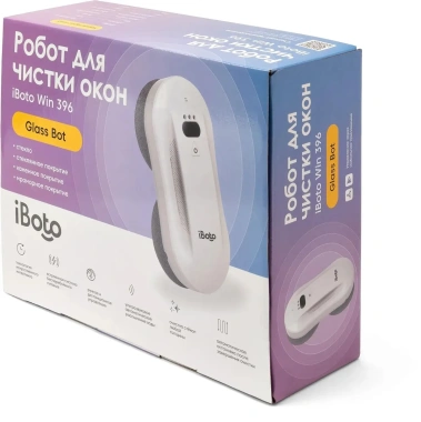 Робот-мойщик окон iBoto Win 396 белый - фото в интернет-магазине Арктика